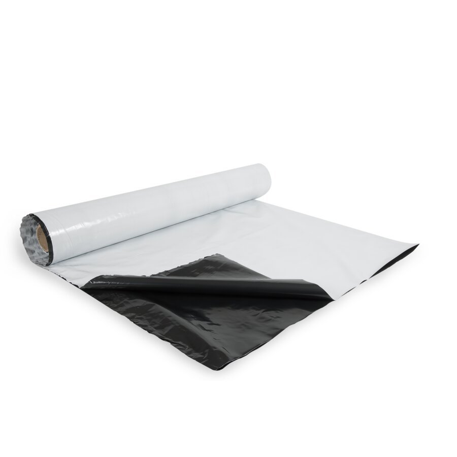 Die 2-farbige Abdeckfolie ist garantiert für mindestens 12 Monate UV-beständig. Die 2-farbige Abdeckfolie ist garantiert für mindestens 12 Monate UV-beständig.