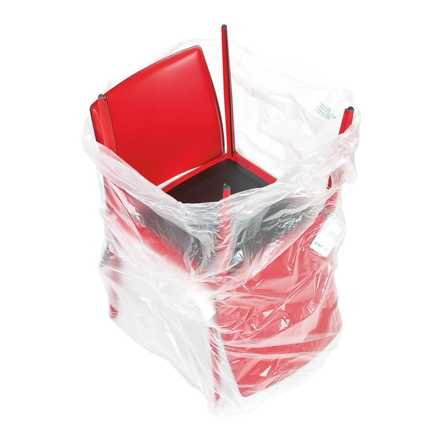 Mit dem Sack aus reifester PE-Folie verpacken Sie groe und sperrige Produkte einfach und sicher