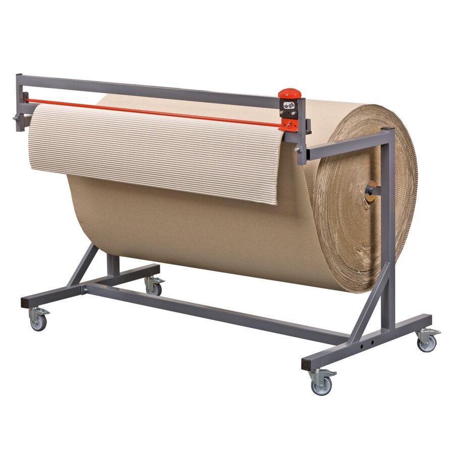 Fahrbarer Untertisch-Schneidstnder zur Verarbeitung von Folien, Papier oder Wellpappe