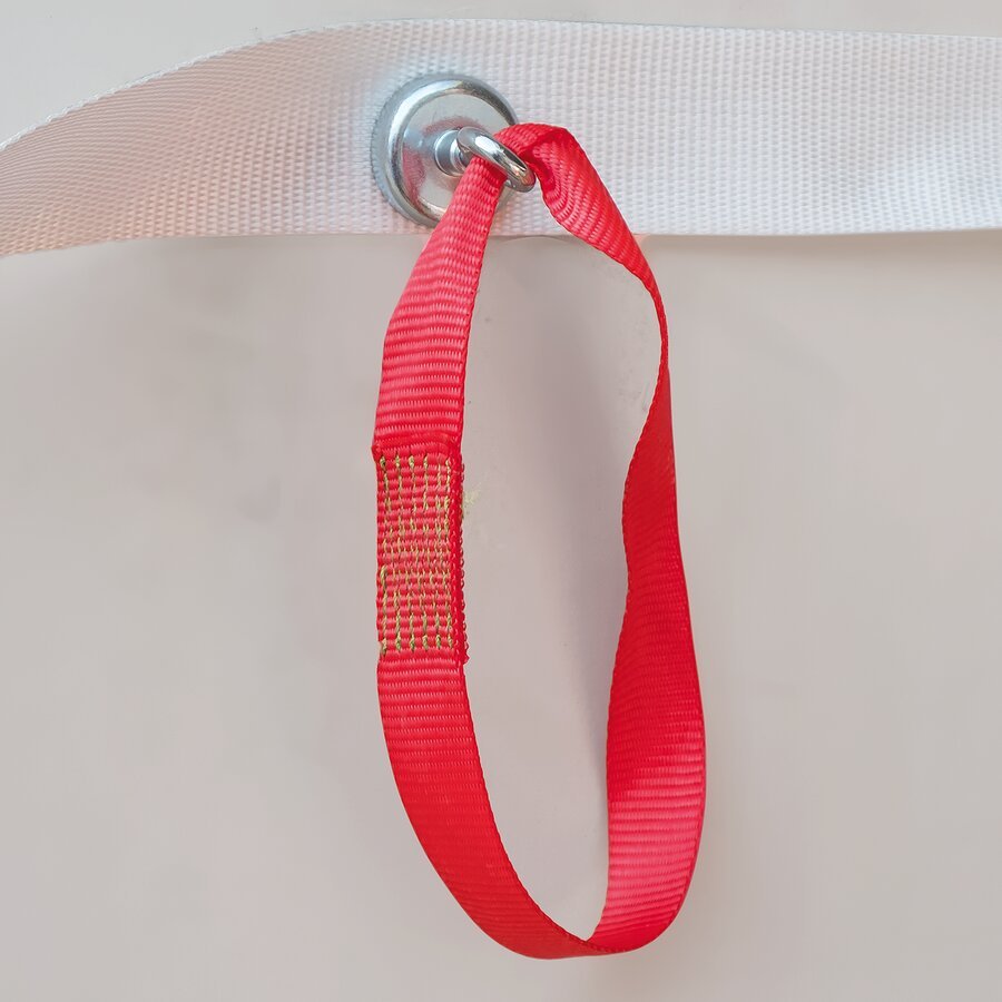 Das am Magnet befestigte Schlaufenband ermglicht ein schnelles und einfaches Handling