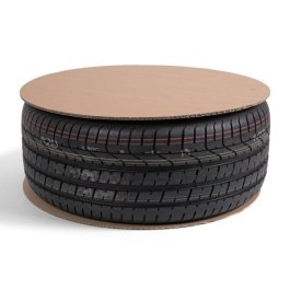 Wellpappzuschnitte, rund