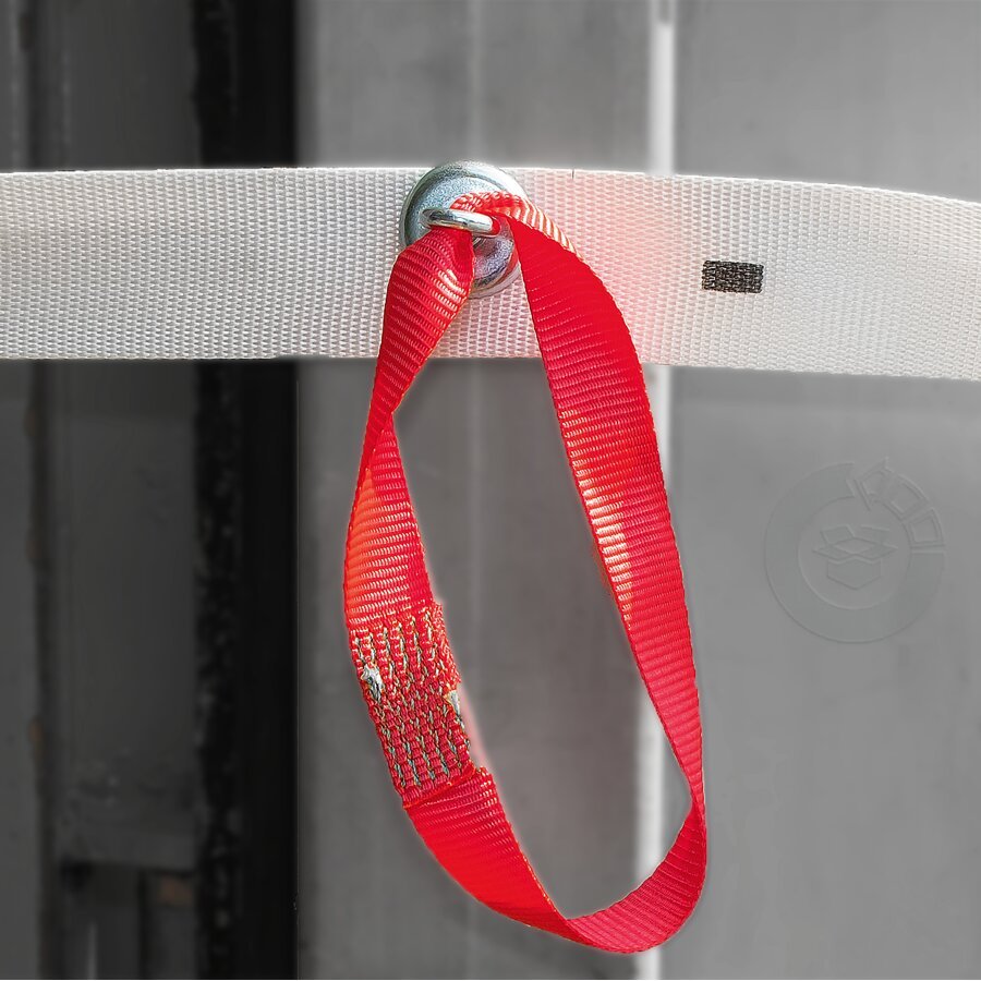 Mit einer Haftkraft von 41 kg sichert der runde Magnet Ihre Fracht während des Transports zuverlässig Mit einer Haftkraft von 41 kg sichert der runde Magnet Ihre Fracht während des Transports zuverlässig