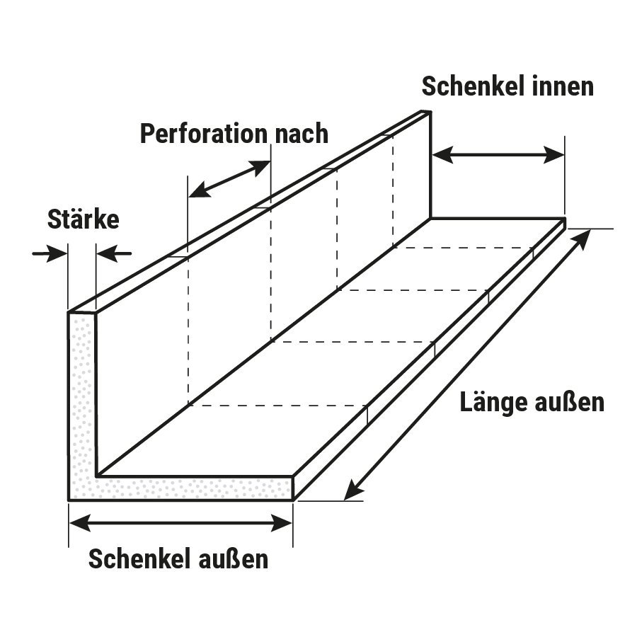Polsterschutzleiste aus EPS