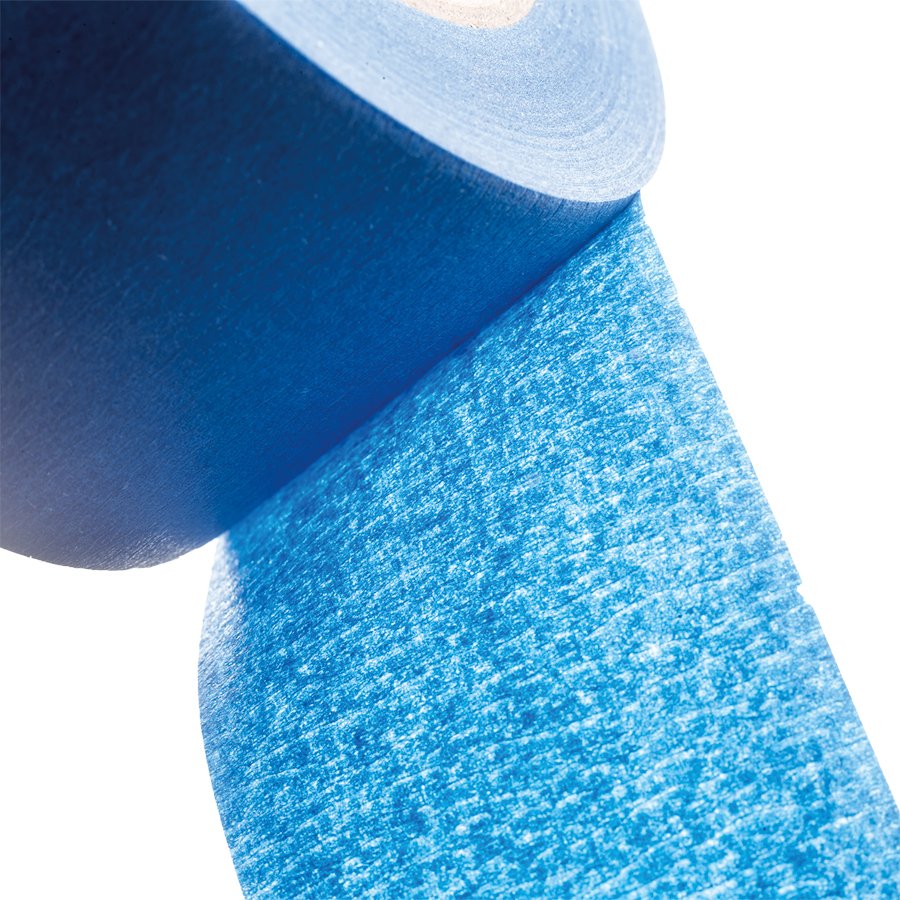 Mit speziellem Naturkautschuk-Kleber beschichtet