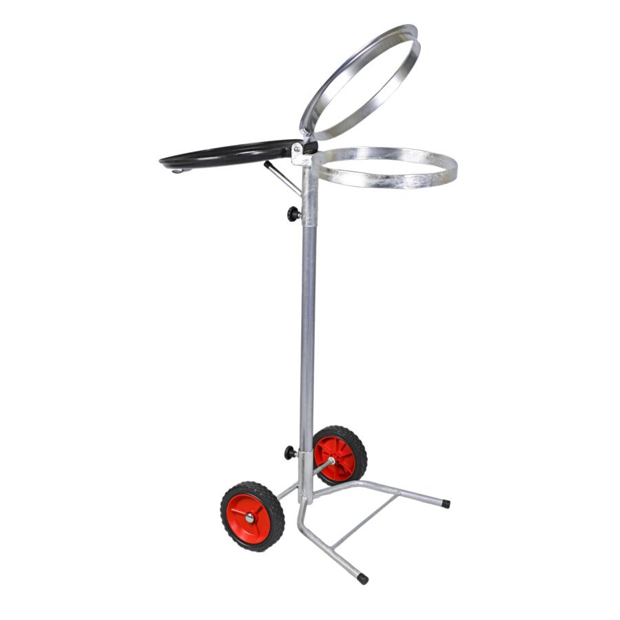 Oberteil inklusive Deckel und pulverbeschichtetem Klemmring