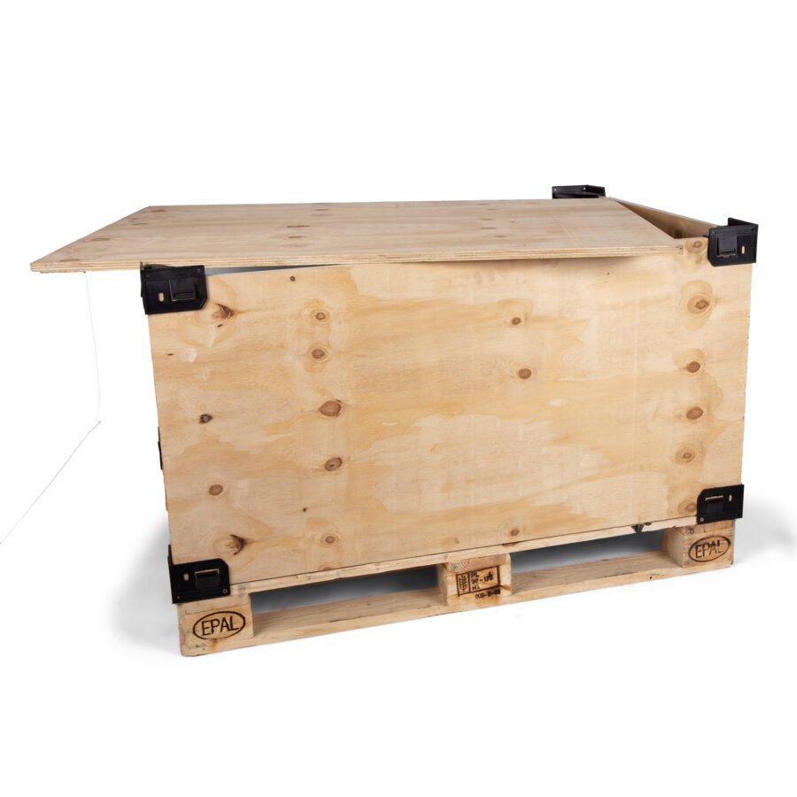 ... und gegebenenfalls den Deckel auf die Kiste legen