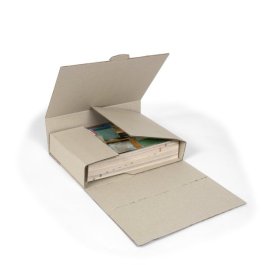 Drehfix Buchverpackung aus Graspapier