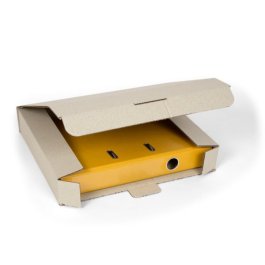 Ordnerverpackung aus Graspapier