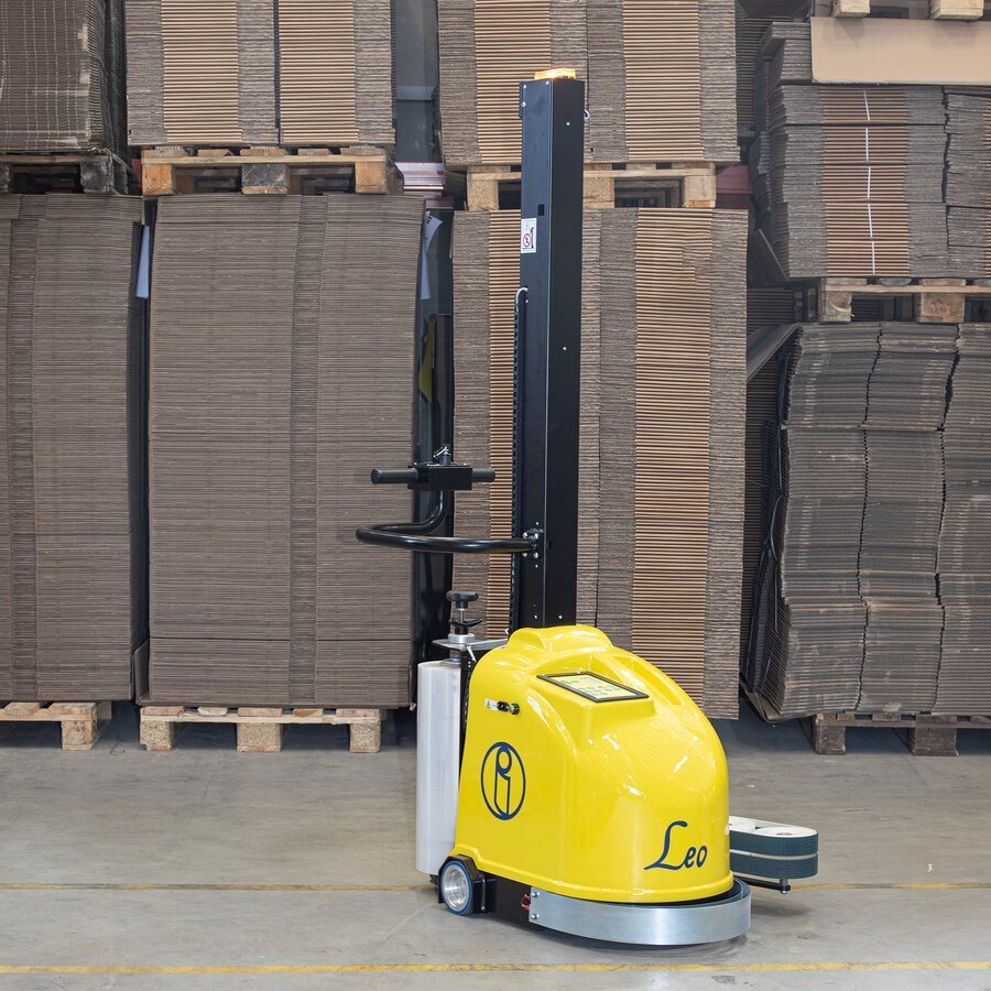 Klein aber fein: Wickeln Sie ortsunabhngig Ladungstrger mit Stretchfolie ein