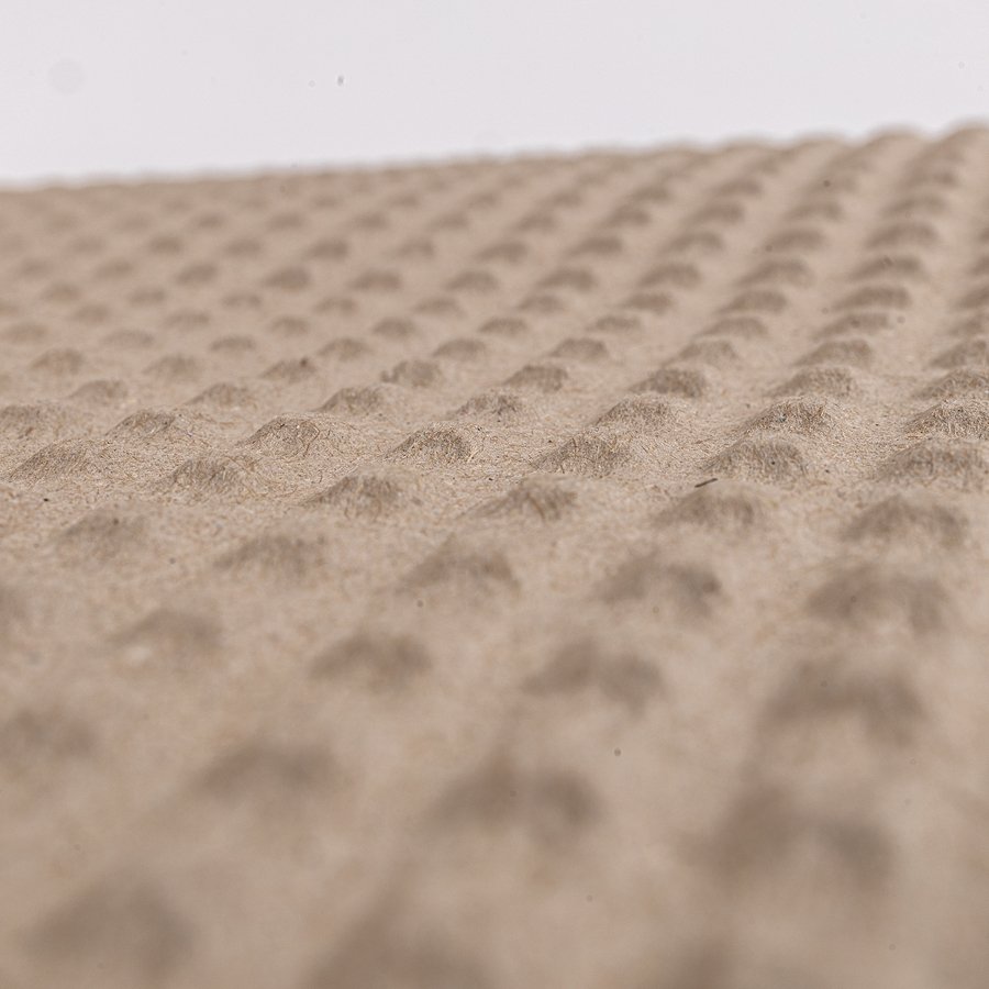 Das Material besteht aus 100% Altpapier, ist ohne chemische Inhaltsstoffe und voll recyclingfhig