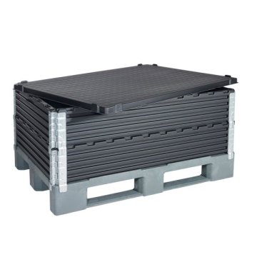 Deckel für Palettenaufsatzrahmen aus hochwertigem Kunststoff