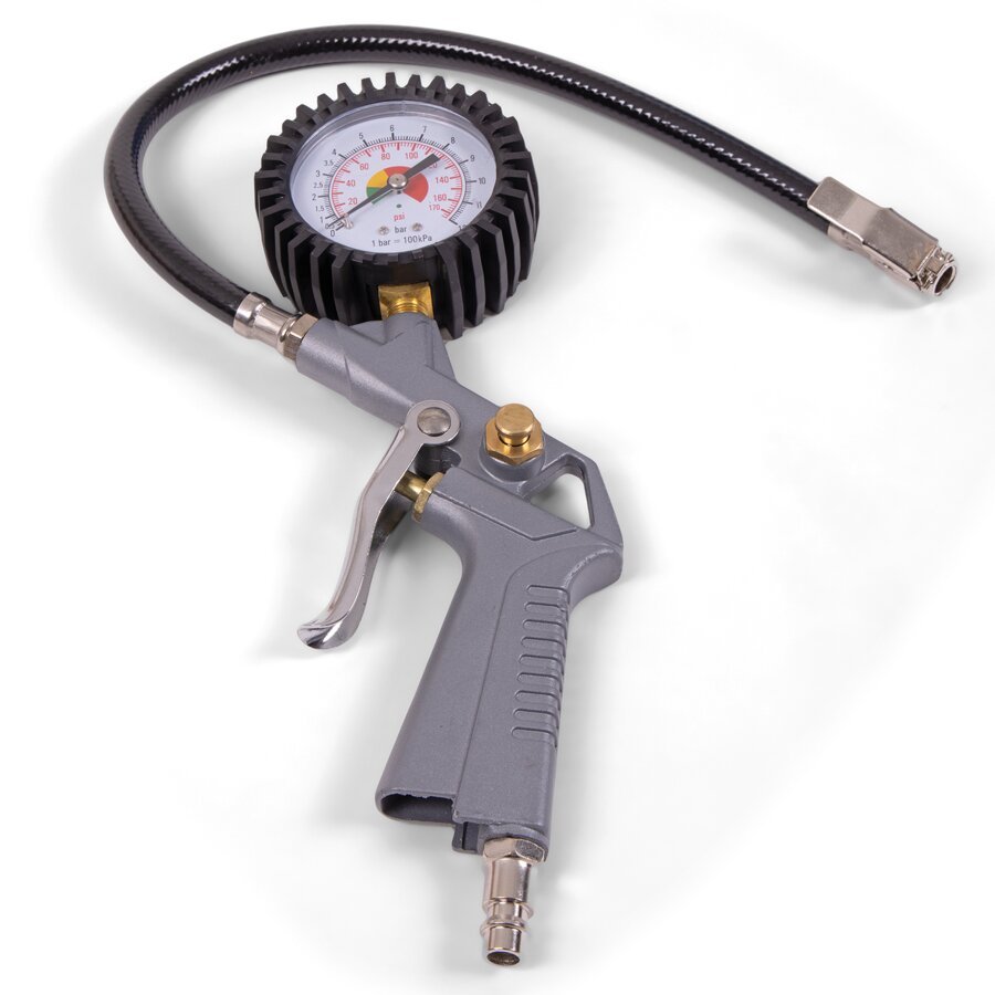 Ausblaspistole und Reifenfller