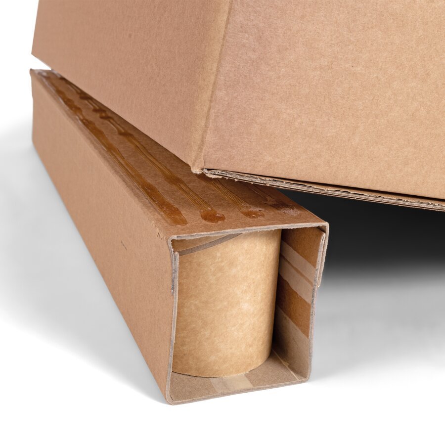 Palettenkufen aus Vollpappe als perfekte Ergnzung zu Paletten und Kartons