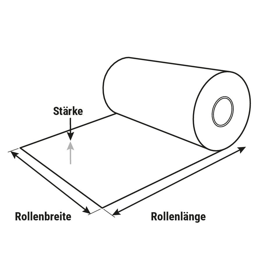Klarsichtfolie-Rolle