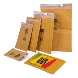 Papierpolsterversandtaschen, individuell bedruckt