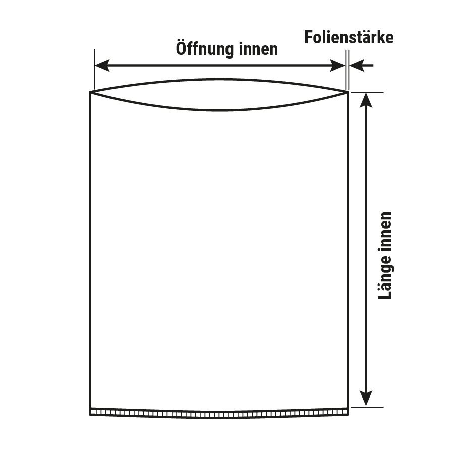 Abfalls�cke aus Recycling-LDPE 95% Rezyklat
