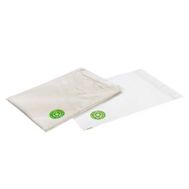 PE Folienversandtaschen recycelt, wiederverschliebar 