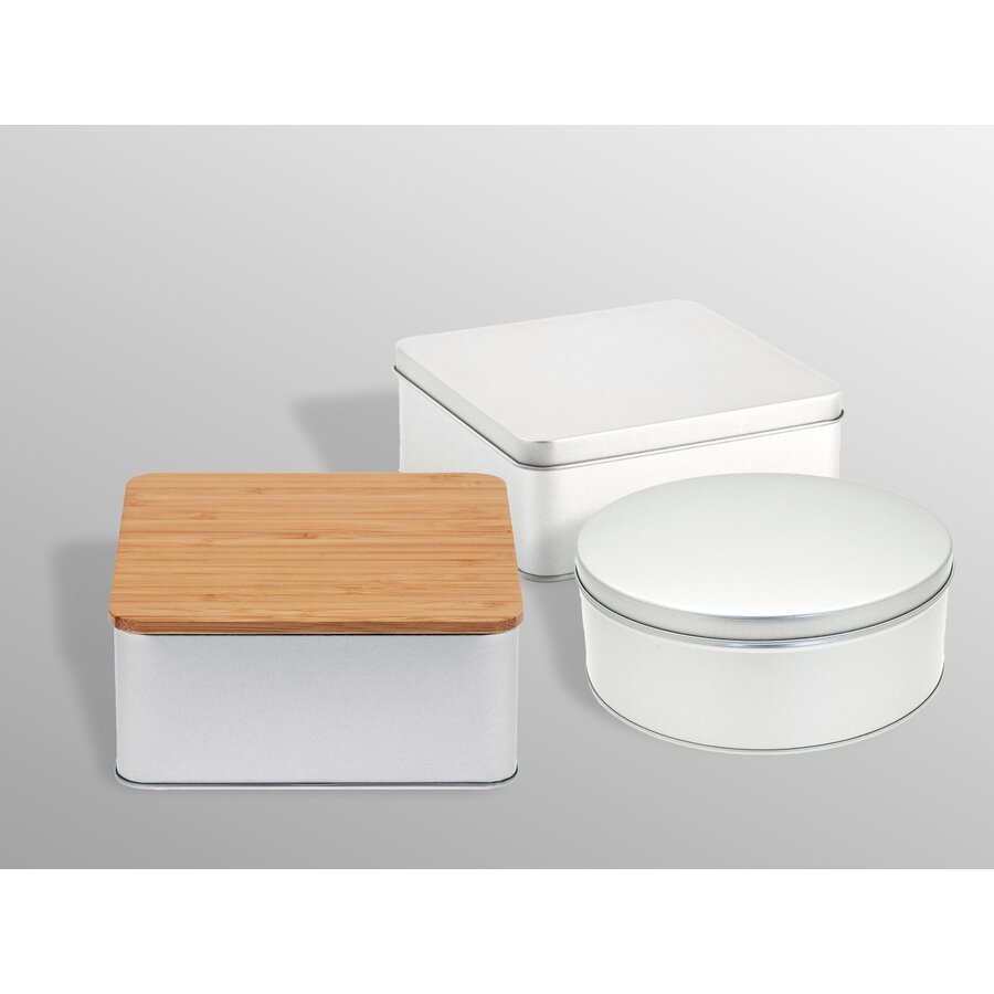 Boxen aus Weiblech in unterschiedlichen Ausfhrungen erhltlich