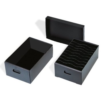 Tragebehälter aus Polystat optional mit Gefache und Deckel