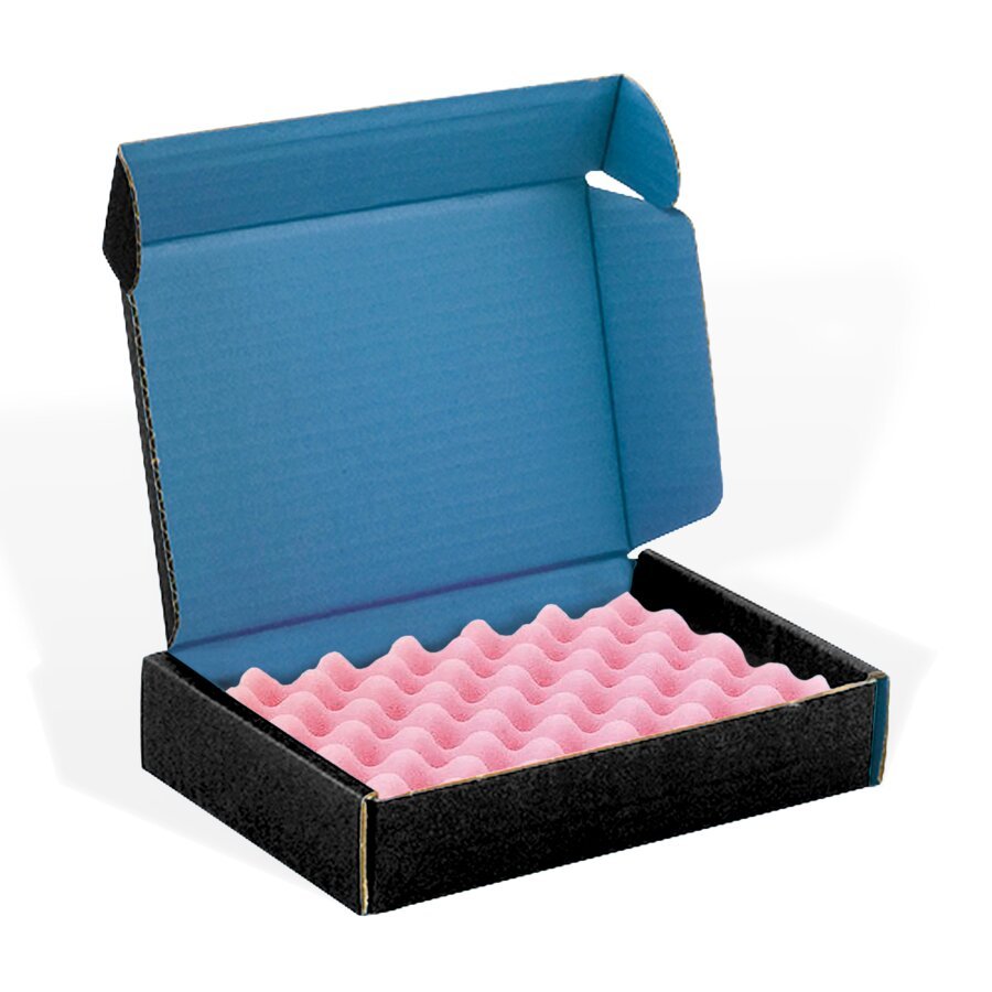 ESD-Klappschachtel mit Noppenschaum CORTRONIC