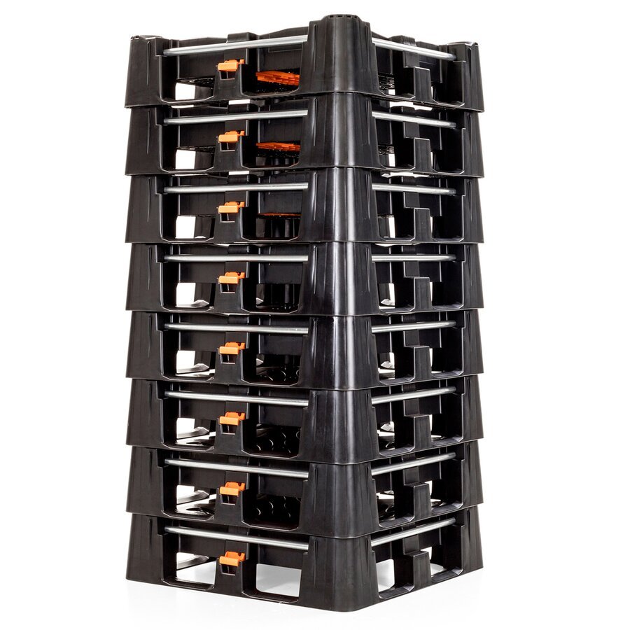 Sauber stapelbar und platzsparend