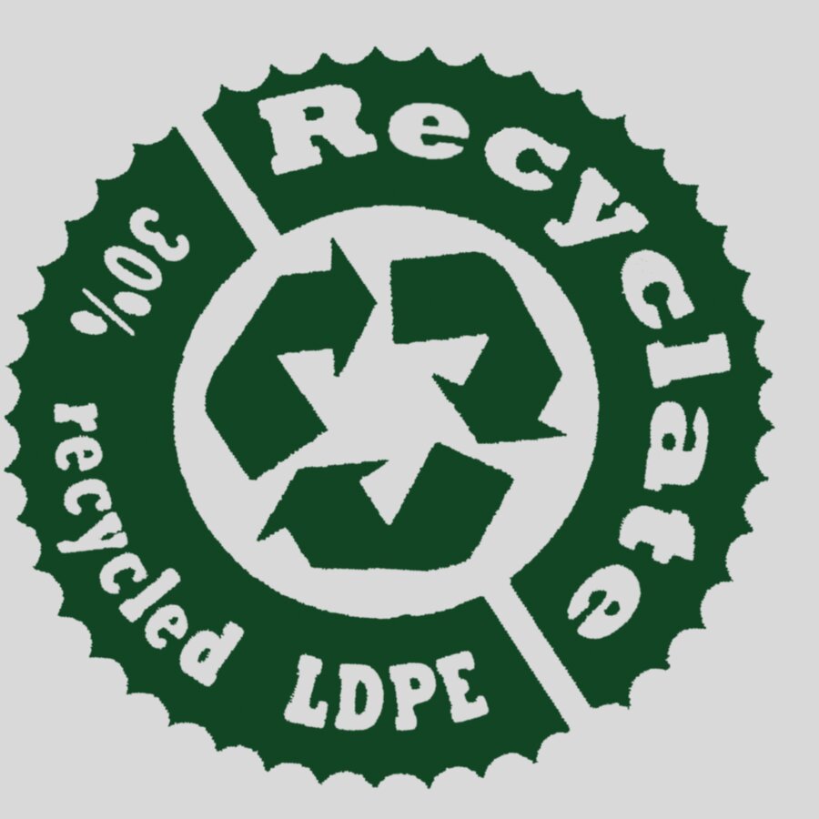 Druckverschlussbeutel, recycelt