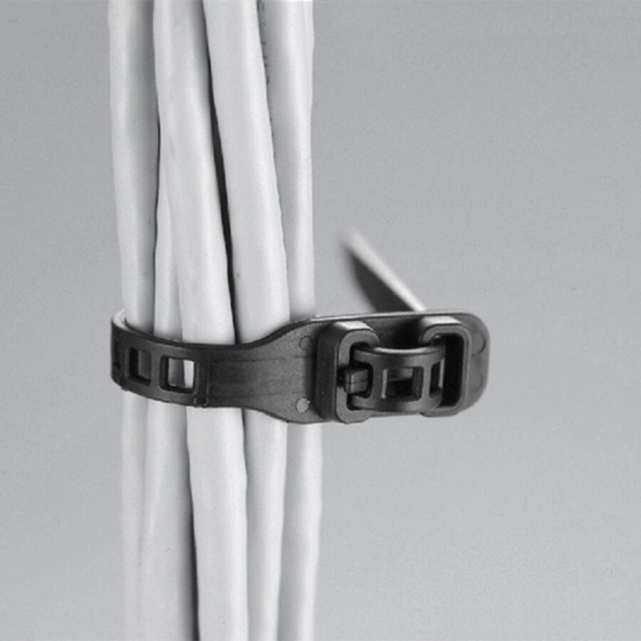 Dehnspannung ermglicht sehr festen Sitz auf dem Bndel