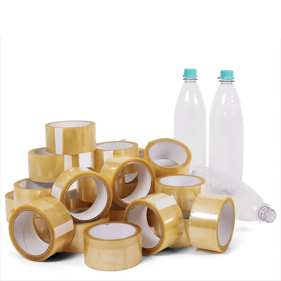 Das boni-PET-Band ist eine nachhaltige Alternative zu herkömmlichen PVC- und PP-Klebebändern Das boni-PET-Band ist eine nachhaltige Alternative zu herkömmlichen PVC- und PP-Klebebändern