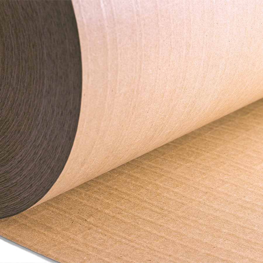 Rolle abgewickelt mit sichtbarer Struktur und Strke