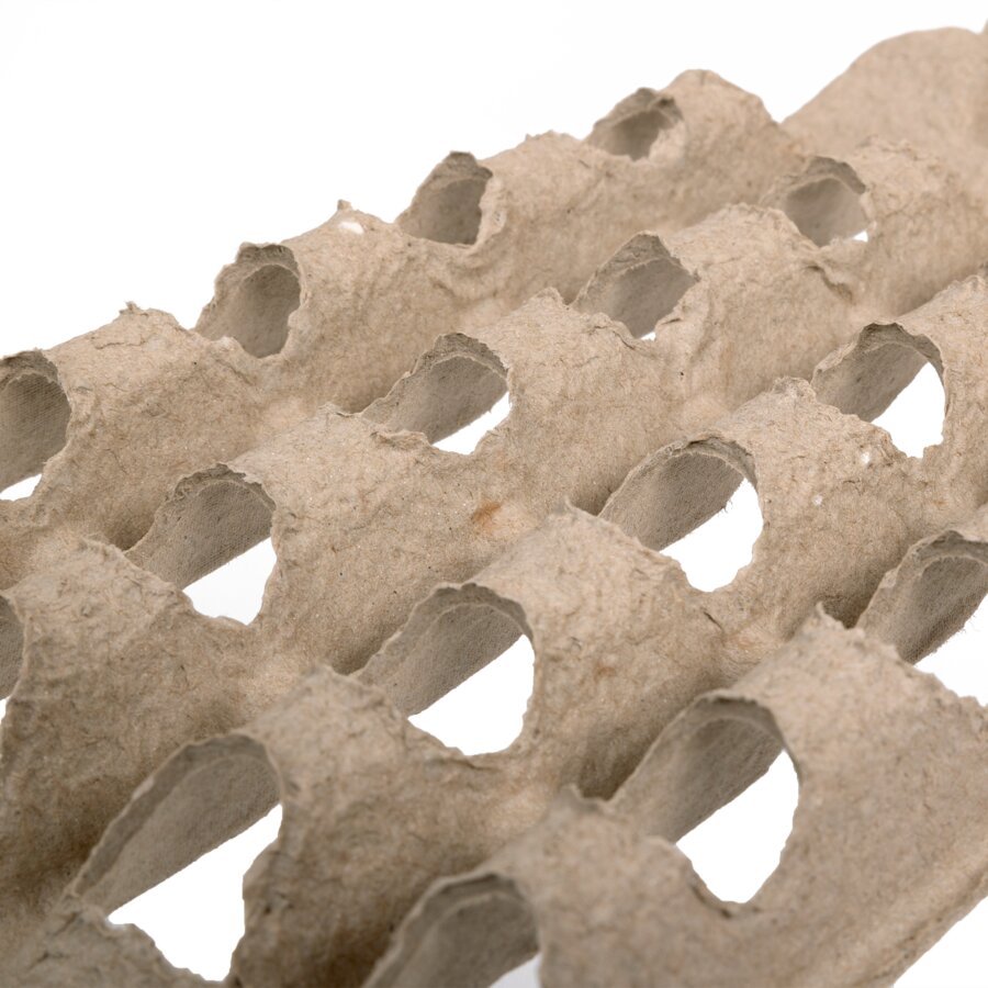 Der Faserguss bietet gleichwertige Polstereigenschaften wie der herkömmliche Noppenschaum Der Faserguss bietet gleichwertige Polstereigenschaften wie der herkömmliche Noppenschaum