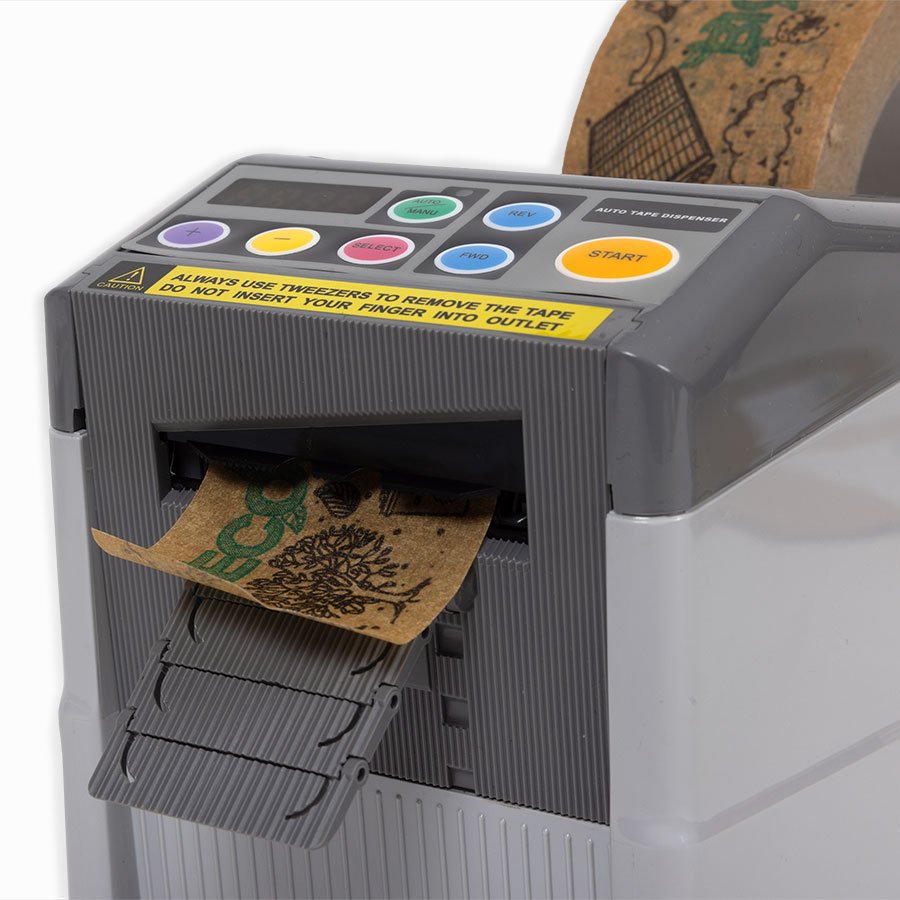 Einfache Bedienung und schnelle Ausgabe der Klebebandstreifen