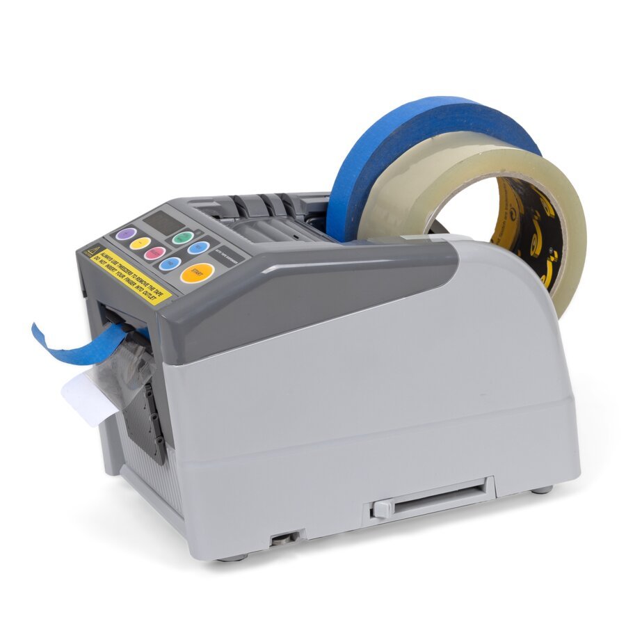 Für klebende und nicht klebende Paketbänder geeignet Für klebende und nicht klebende Paketbänder geeignet