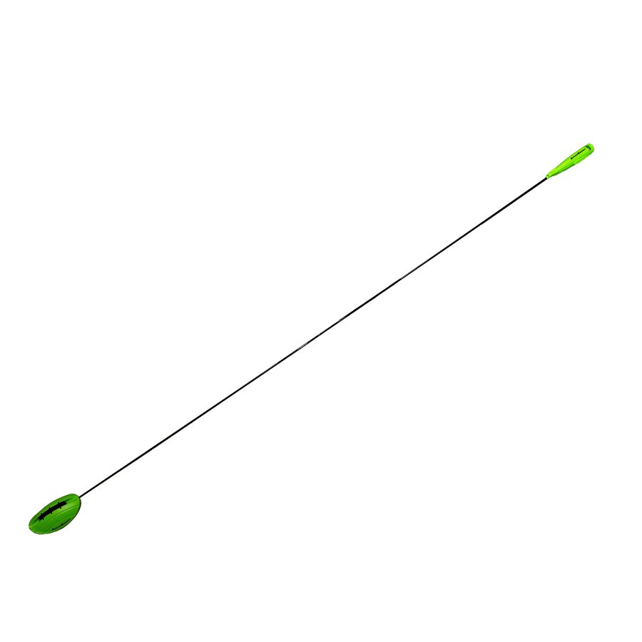 Das Umreifungsband wird mit diesem Palettierstab einfach eingefdelt.