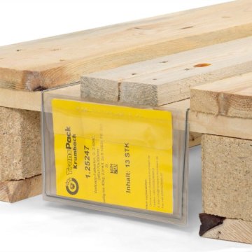 Drahtbügeltaschen mit langem Bügel zum Fixieren an Europaletten