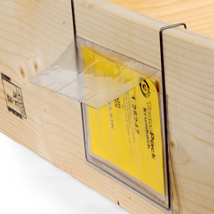 Mit der optionalen Klappe sind Begleitdokumente sicher und geschtzt verstaut