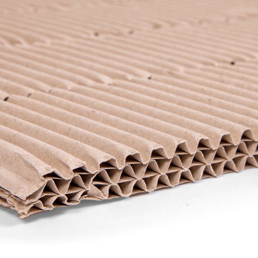 Packplatte, offene Welle mit Perforierung Packplatte, offene Welle mit Perforierung