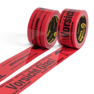 Warnband bonitape 600 mit unterschiedlichem Warnaufdruck