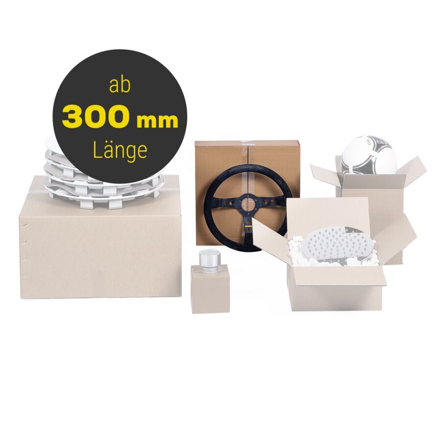 Kartons mit quadratischem Grundma ab 300 mm Lnge