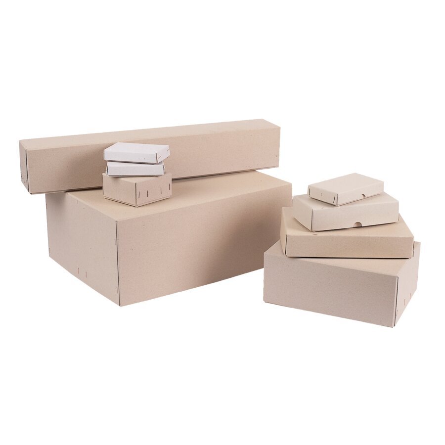 Höhenvariabler Stülpdeckel-Karton aus Vollpappe Höhenvariabler Stülpdeckel-Karton aus Vollpappe