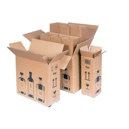 Versandkarton fr Ginflaschen