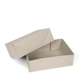 Stlpdeckelkarton geklebt aus Graspapier