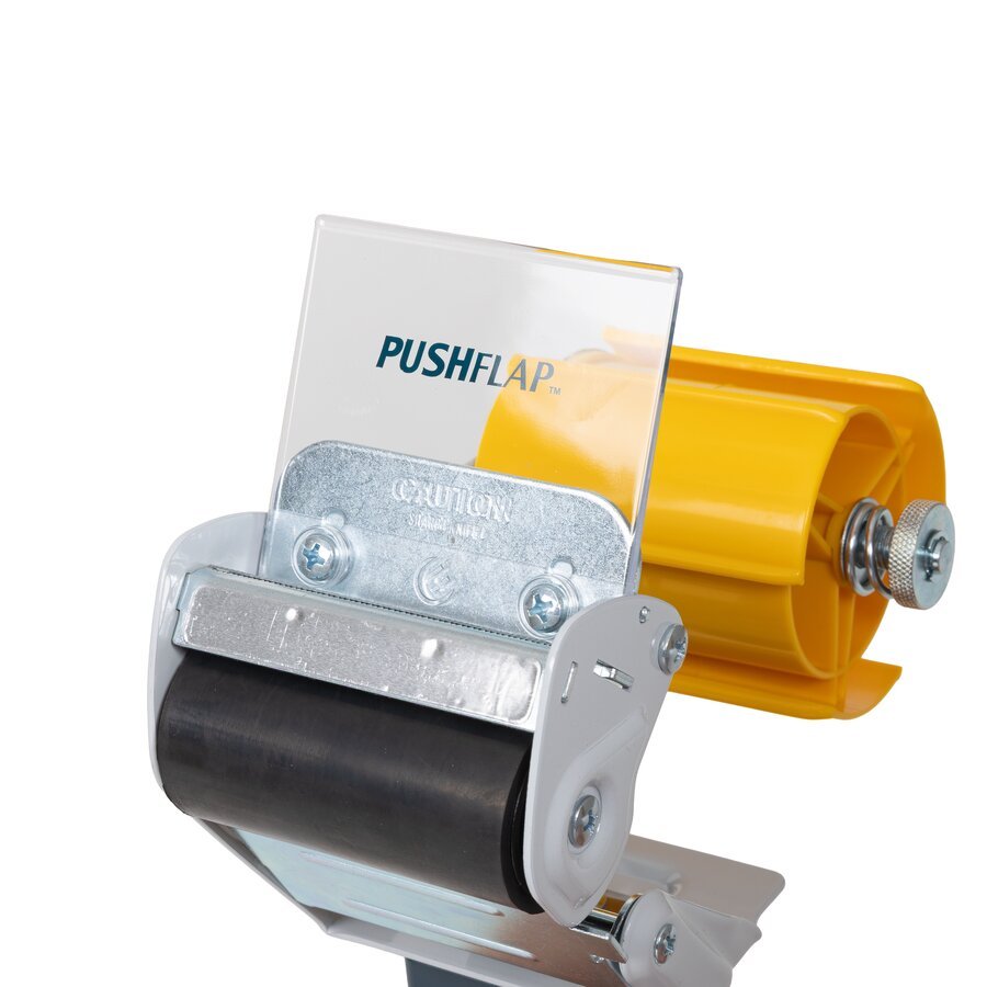 Klebebandabroller f�r 75 mm Klebeband mit aktivem Messerschutz