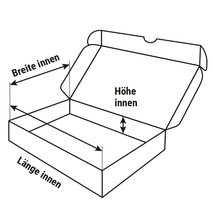 Maxibriefkarton mit Einstecklasche