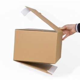 Faltkarton mit Selbstklebeverschluss