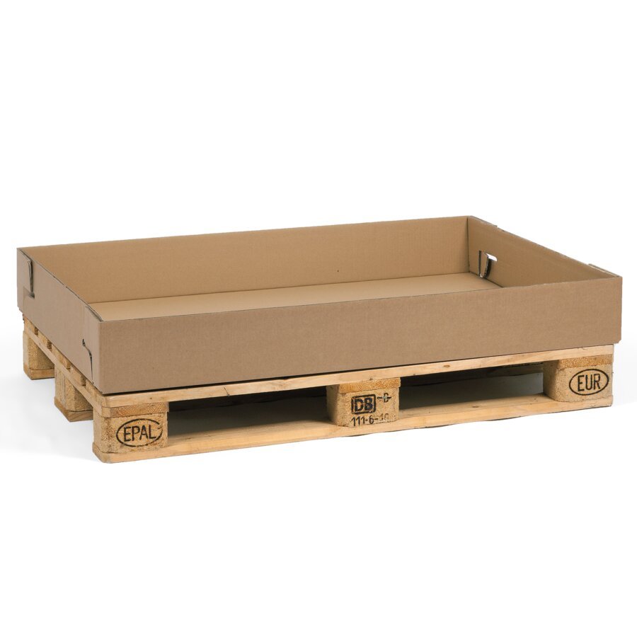 Der Palettenboden hält Pakete zusammen; ideal beim Einsatz im vollautomatischen Hochregallager Der Palettenboden hält Pakete zusammen; ideal beim Einsatz im vollautomatischen Hochregallager