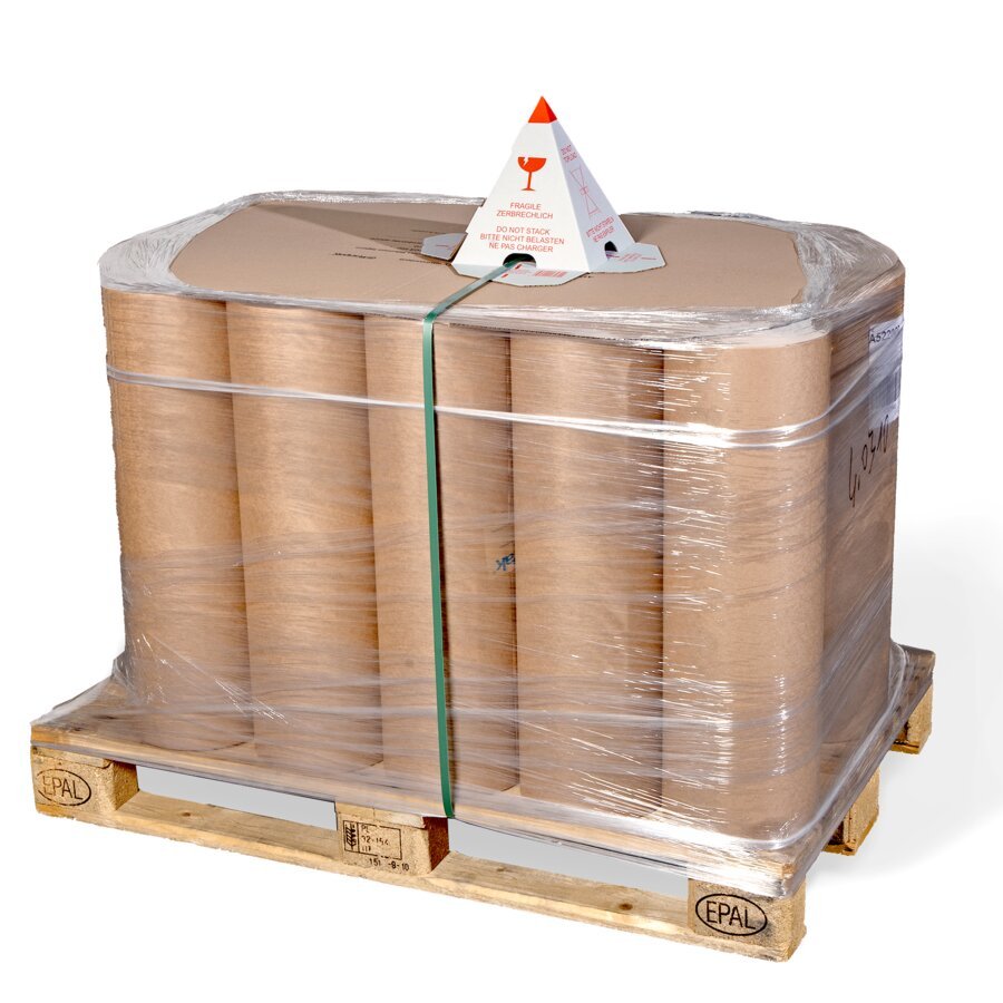 Gut sichtbare Palettenhtchen verhindern, dass Ihre Produkte durch Stapeln beschdigt werden