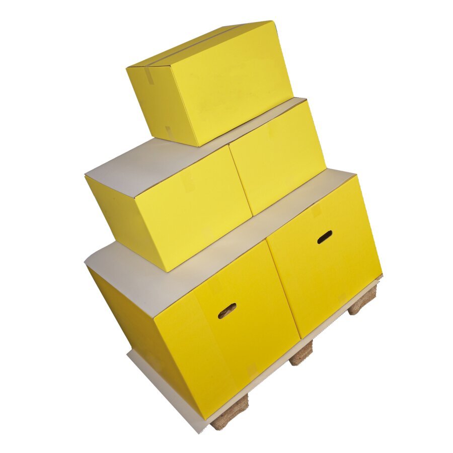 Antirutschmatte auf Palette fr stabilen und sicheren Transport