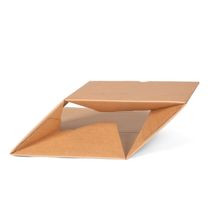 Die Klappschachtel lsst sich ganz leicht mit wenigen Handgriffen in Sekundenschnelle aufrichten