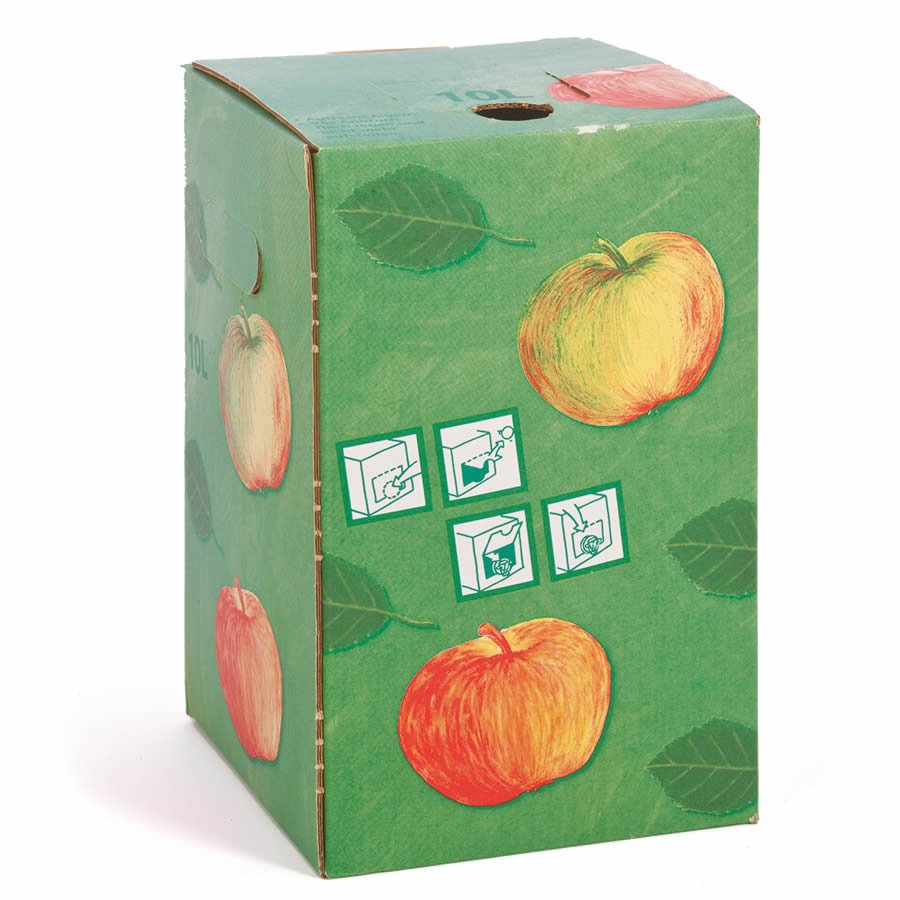 mit Nutzungshinweise auf dem Karton draufgedruckt