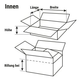 Faltkarton mit Selbstklebeverschluss und Automatikboden